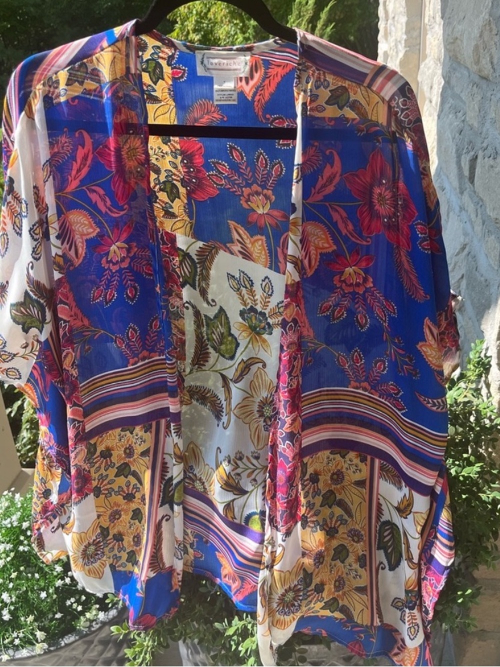 LOVERICHE Coverup Kimono Size S Like New